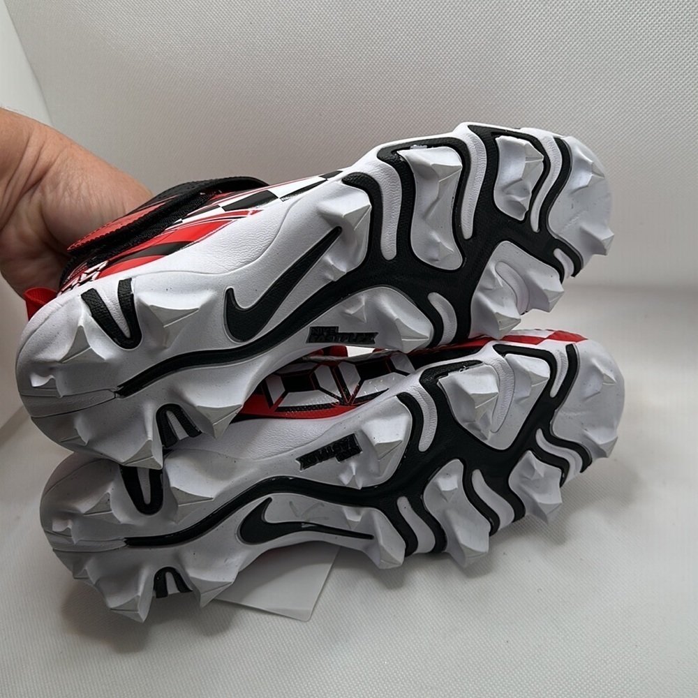 Nike Baseball Youth Force Trout 7 Keystone Challenge Black Red Size 6Y - Picture 6 of 7